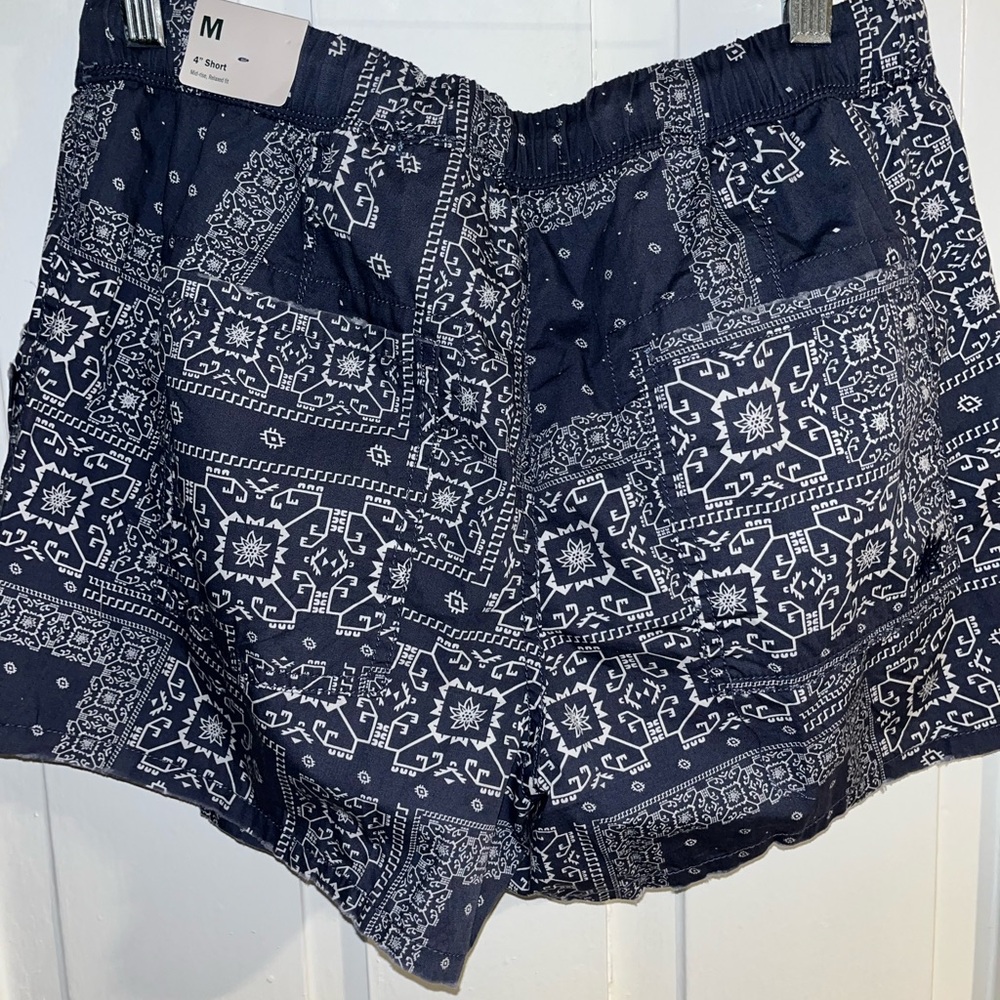 BN Blue Aztec Patterned Drawstring Shorts by Alpi… - image 4
